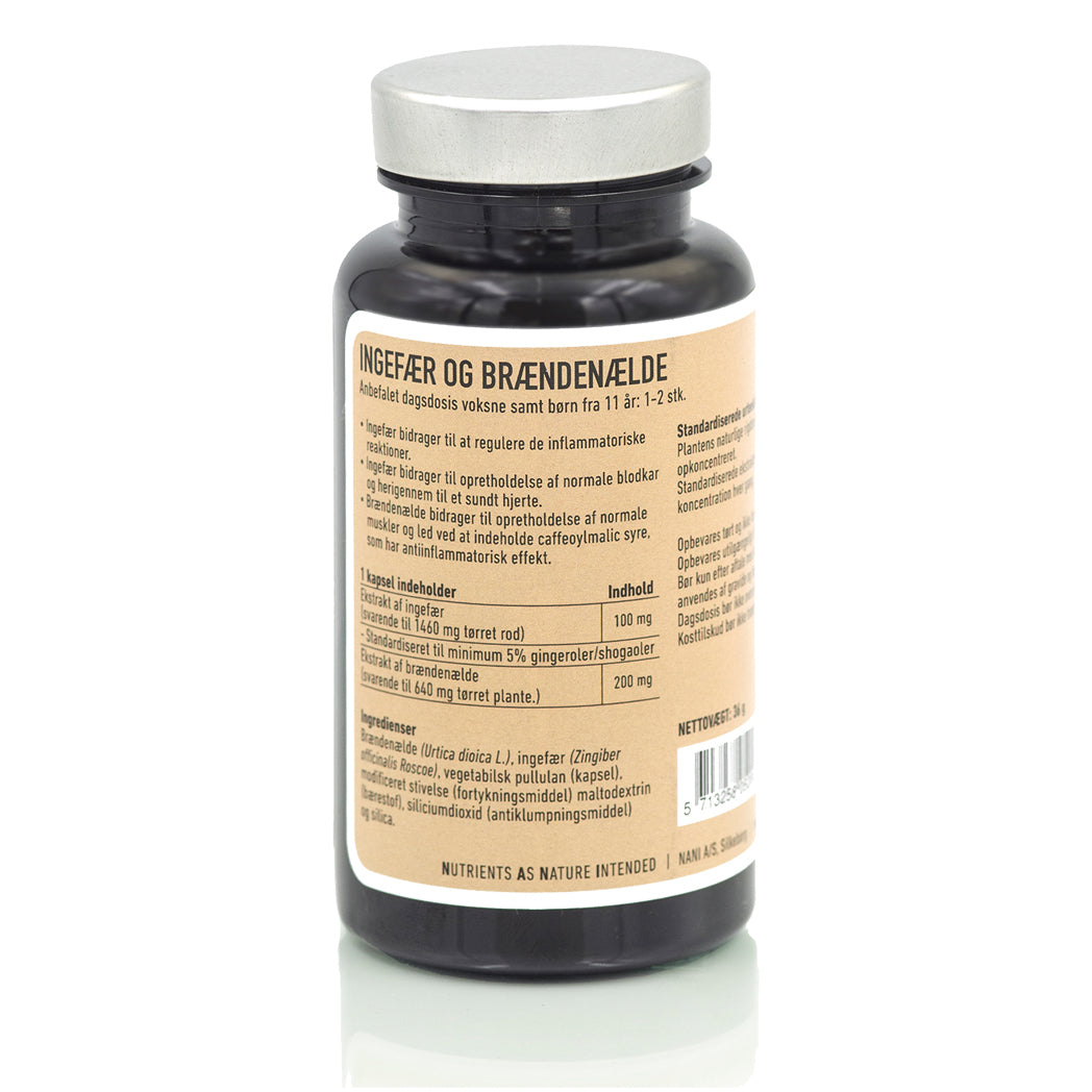 Nani Ingefær | 90 kapsler fra Nani på Mecindo.dk