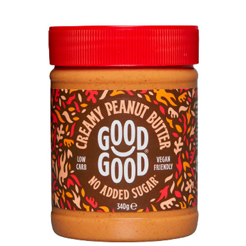 Good Good Jordnøddesmør Creamy | 340 gr fra Good Good på Mecindo.dk