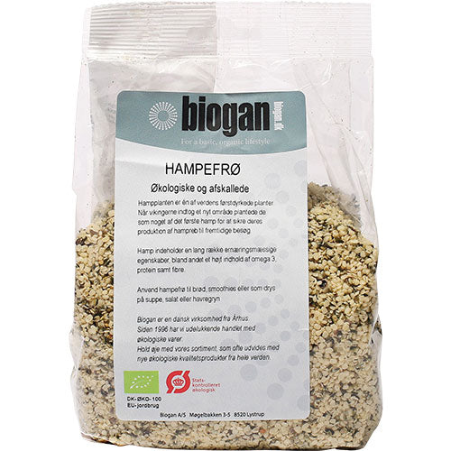 Biogan Økologiske Hampefrø Afskallede | 400 gr fra Biogan på Mecindo.dk