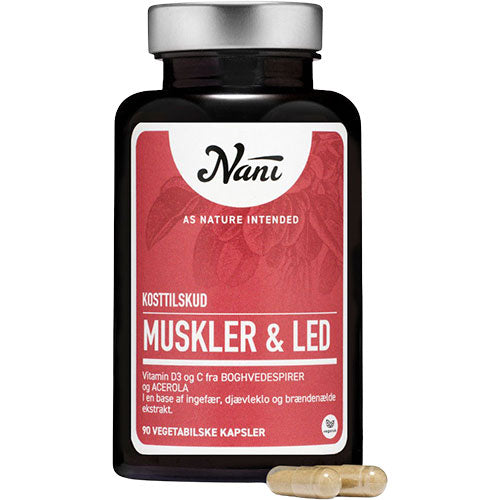 Nani Muskler & Led | 90 kapsler fra Nani på Mecindo.dk