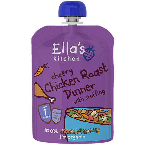 Ellas Kitchen Babymos Kylling & Grøntsager 7 Mdr Økologisk | 130 gr fra Ellas Kitchen på Mecindo.dk