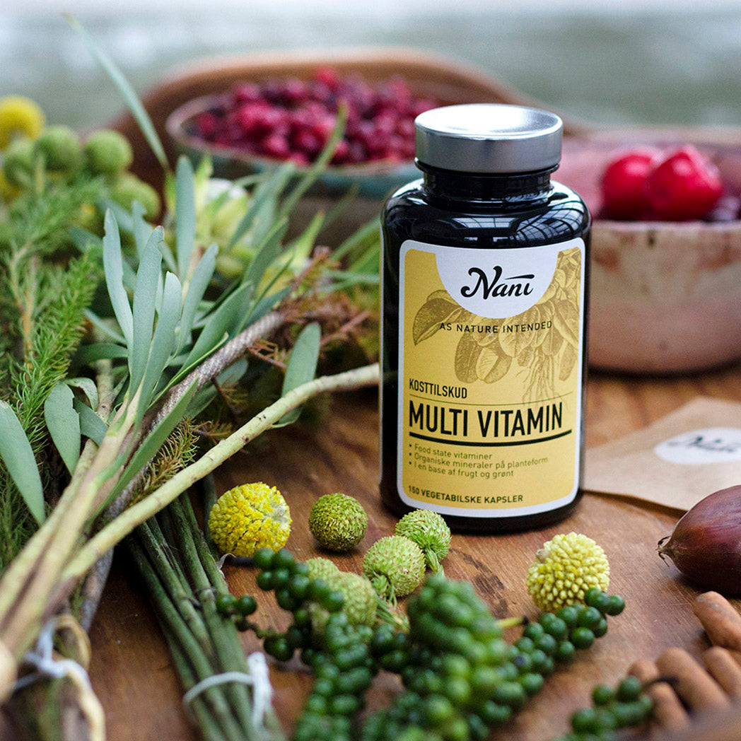 Nani Multivitamin Food State | 150 kapsler fra Nani på Mecindo.dk