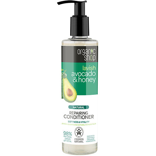 Organic Shop Reparing Conditioner - Avocado & Honey | 280 ML fra Organic Shop på Mecindo.dk