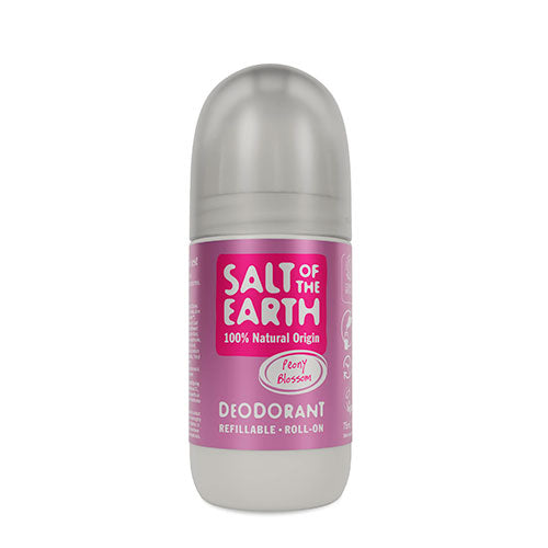 Salt of the earth Roll-on Deo (75 ml) | Peony Blossom fra Salt of the earth på Mecindo.dk