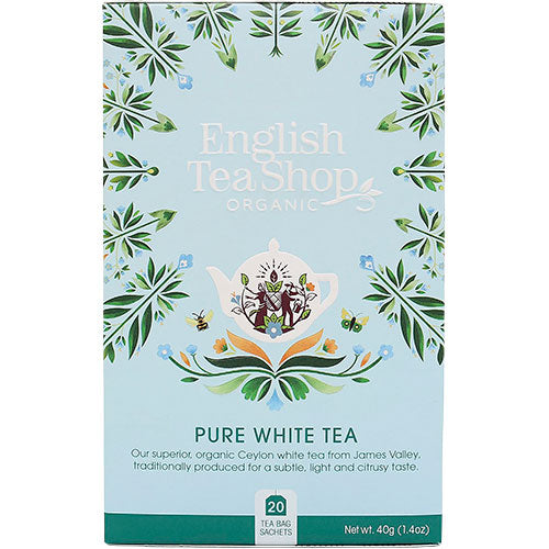 English Tea Shop Pure White Tea Økologisk | 20 br fra English Tea Shop på Mecindo.dk