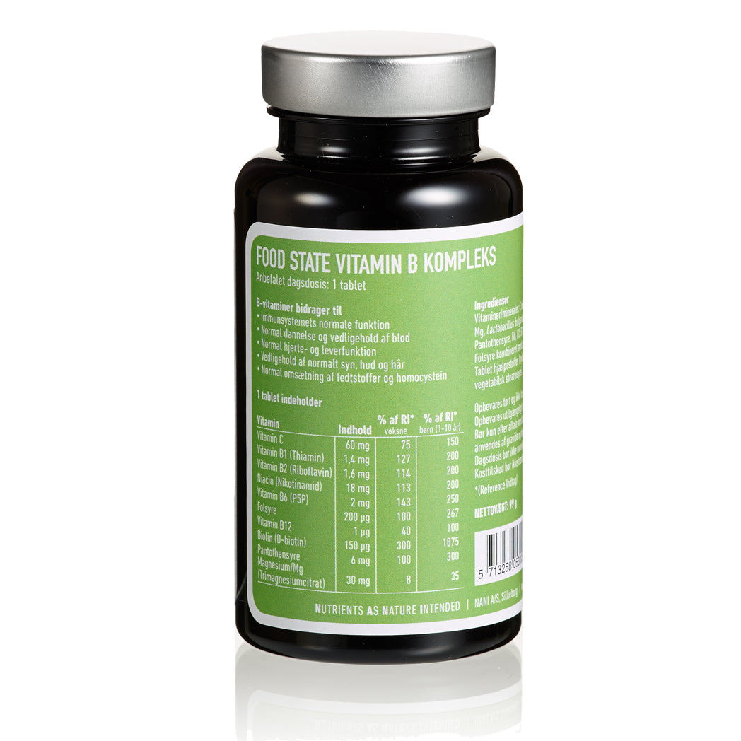 Nani Multi B-vitamin | 60 kapsler fra Nani på Mecindo.dk