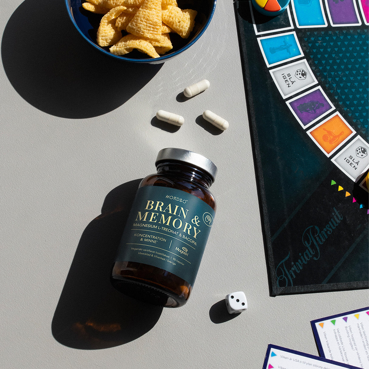 NORDBO Brain & Memory Magnesium | 90 kapsler