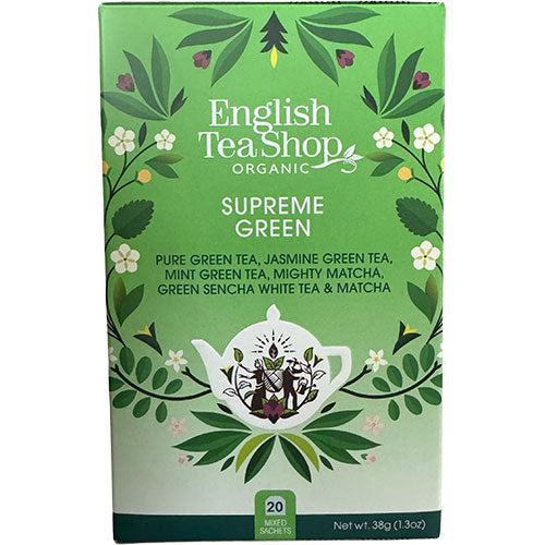 English Tea Shop Supreme Green Tea, Økologisk | 20 br fra English Tea Shop på Mecindo.dk