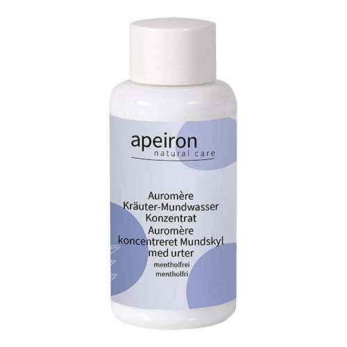 Apeiron Koncentreret Mundskyl M. Urter (Mentholfri) | 100 ml fra Apeiron på Mecindo.dk