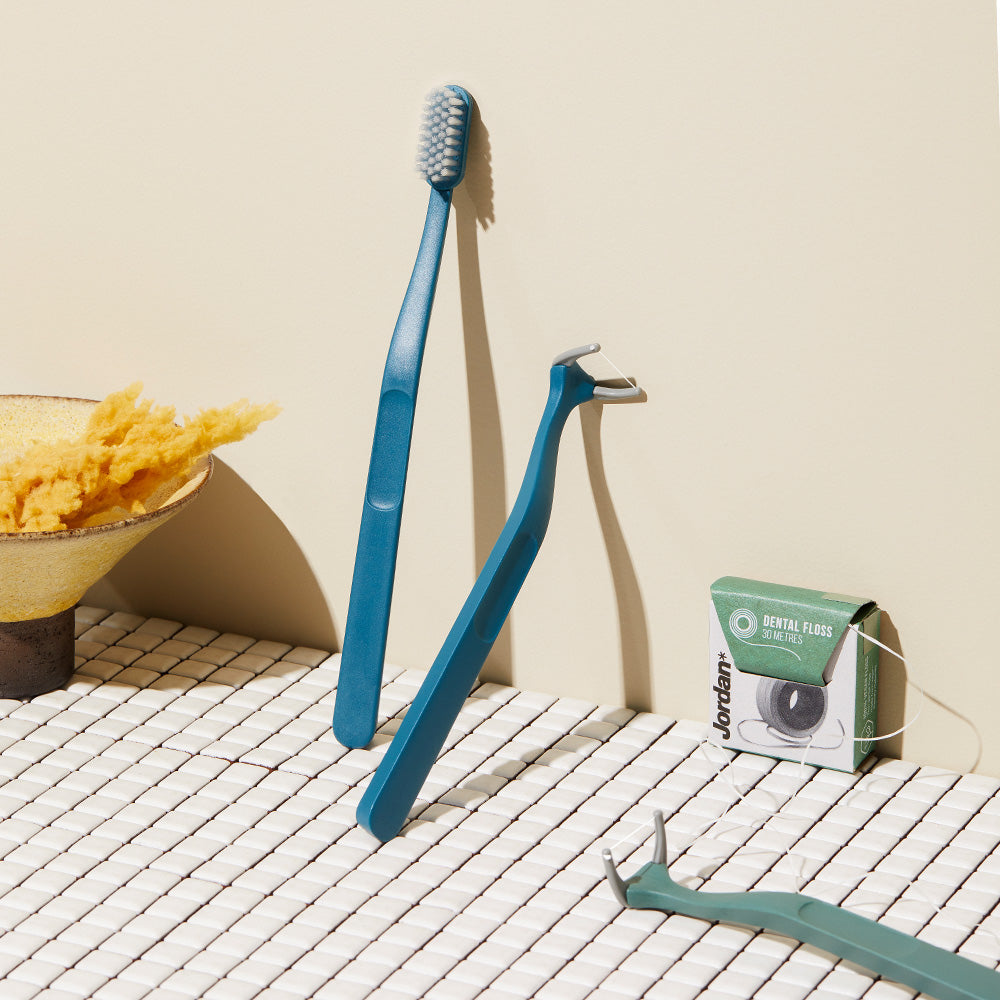 Jordan Green Clean Tandbørste Kids Ass. Farver fra Jordan på Mecindo.dk