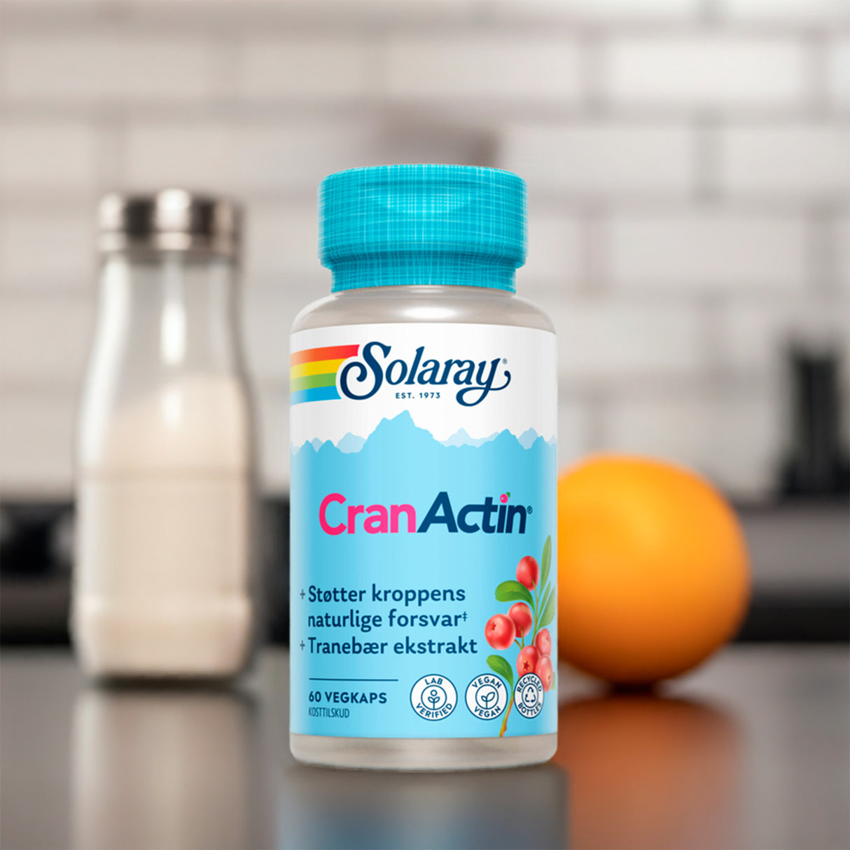 Solaray Cranactin Tranebærekstrakt | 60 kapsler fra Solaray på Mecindo.dk