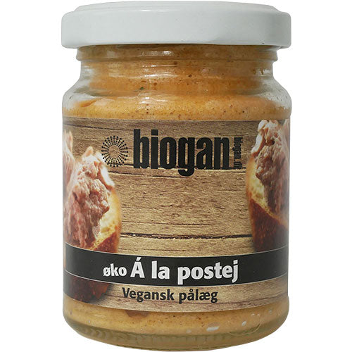 Biogan A La Postej Smørepålæg Økologisk | 110 gr fra Biogan på Mecindo.dk