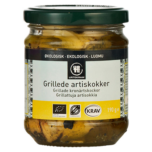 Urtekram Artiskokker Grillede I Olie Økologisk | 190 gr fra Urtekram på Mecindo.dk