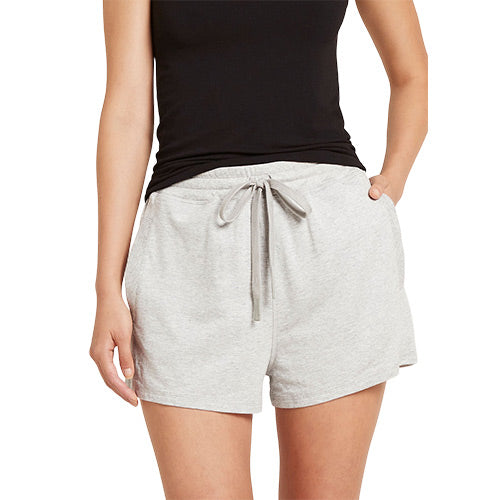 Boody Women´s Weekend Sweat Short Grey Marl | Str. M fra Boody på Mecindo.dk