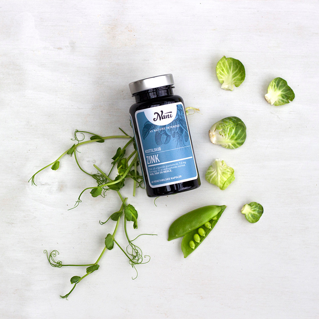 Nani Zink Food State | 60 kapsler fra Nani på Mecindo.dk
