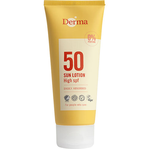 Derma Sun Lotion High Spf 50 | 100 ml fra Derma på Mecindo.dk