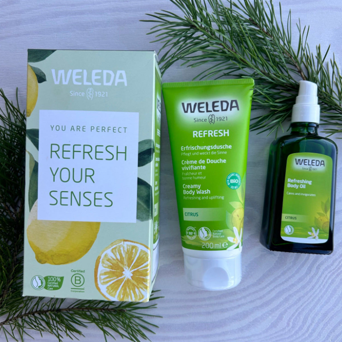 Weleda Gaveæske Refresh Your Senses fra Weleda på Mecindo.dk