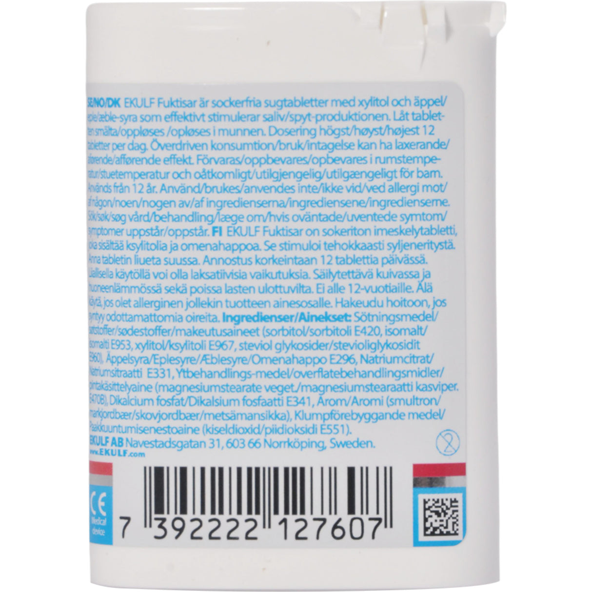 Ekulf Fuktisar Wild Strawberry | 30 stk fra Ekulf på Mecindo.dk