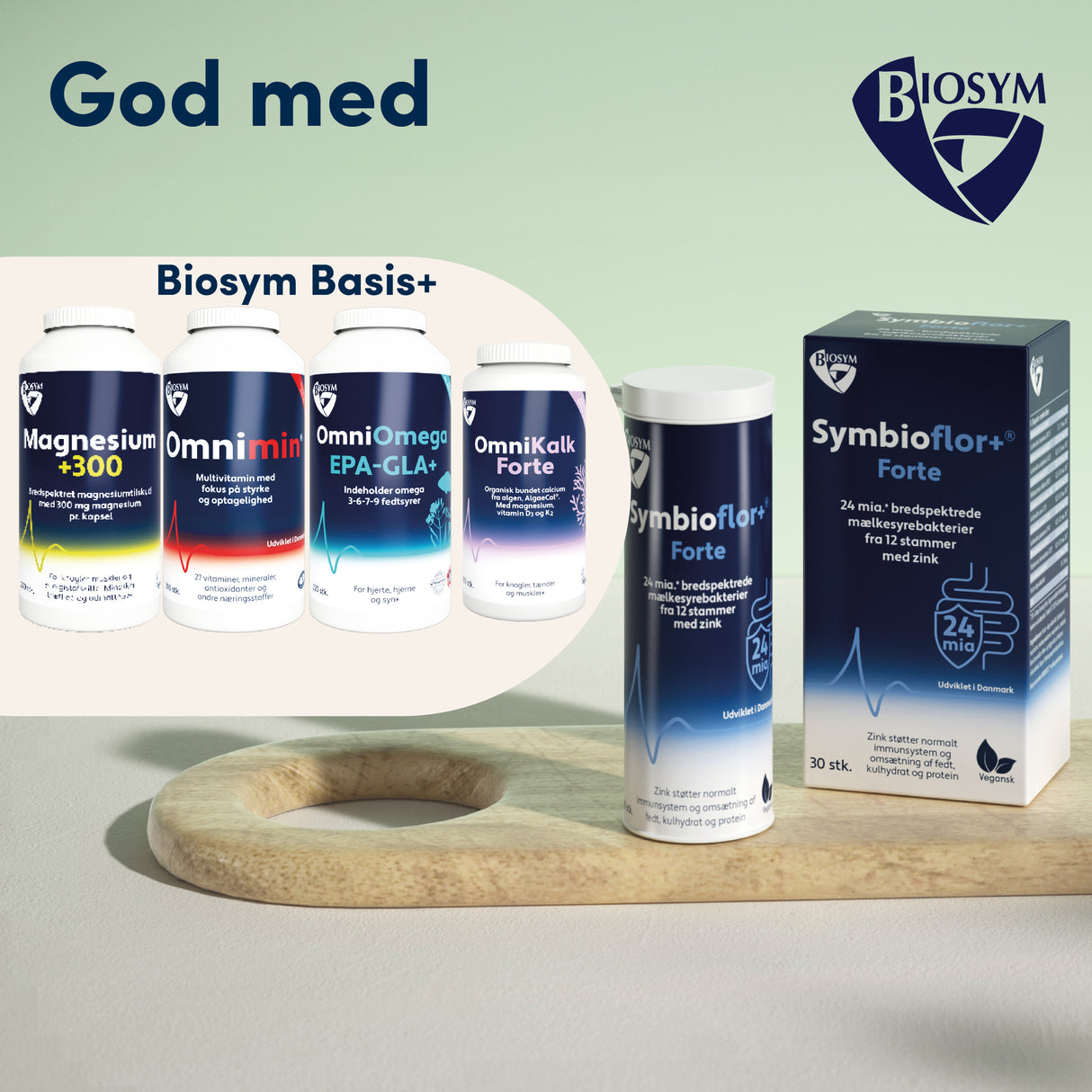 Biosym Symbioflor+ Forte | 30 kapsler fra Biosym på Mecindo.dk