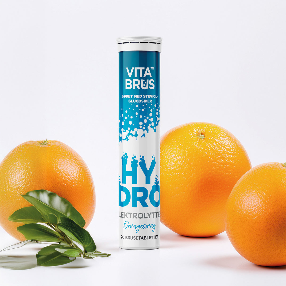 VitaBrus Elektrolytter Brusetabletter | 20 Tabl. fra VitaBrus på Mecindo.dk