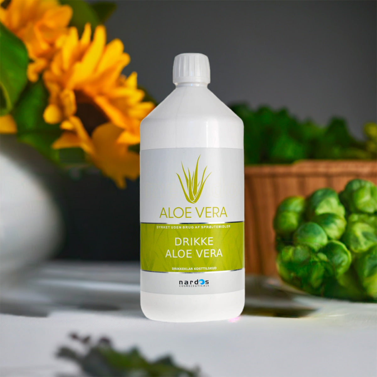 Nardos Aloe Vera Drikke | 1 ltr fra Nardos på Mecindo.dk