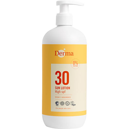 Derma Sollotion Spf30 | 500 ml fra Derma på Mecindo.dk