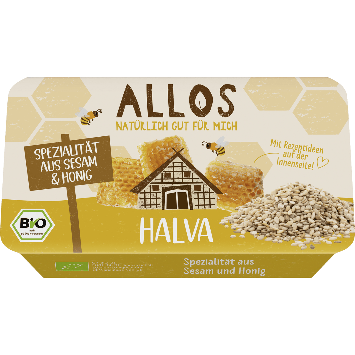 Allos Halva Sesam/honning Dessert Økologisk | 75 g