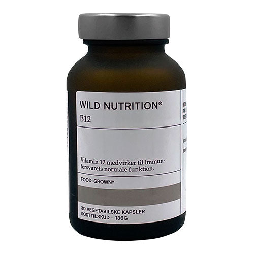 Wild Nutrition Vitamin B12 Plus | 30 kapsler fra Wild Nutrition på Mecindo.dk