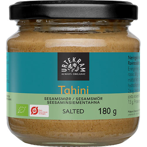 Urtekram Tahin Økologisk | 180 gr fra Urtekram på Mecindo.dk