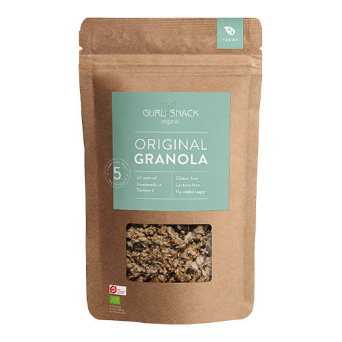Guru Snack Granola Original Økologisk | 350 gr fra Guru Snack på Mecindo.dk