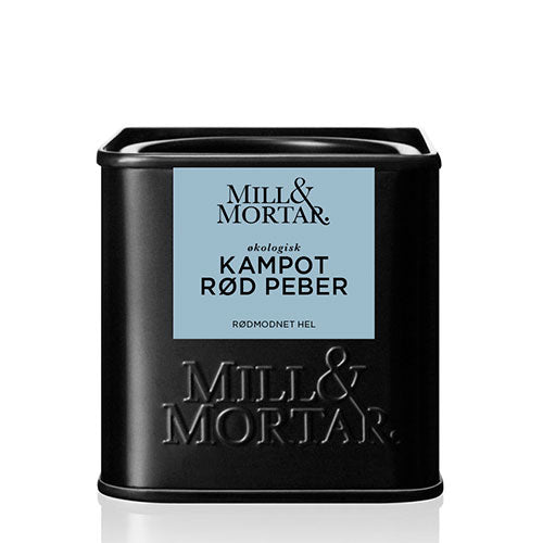 Mill & Mortar Kampot Rød Peber Økologisk | 50 gr fra Mill & Mortar på Mecindo.dk