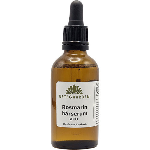 Urtegaarden Økologisk Rosmarinhårserum | 50 ml fra Urtegaarden på Mecindo.dk