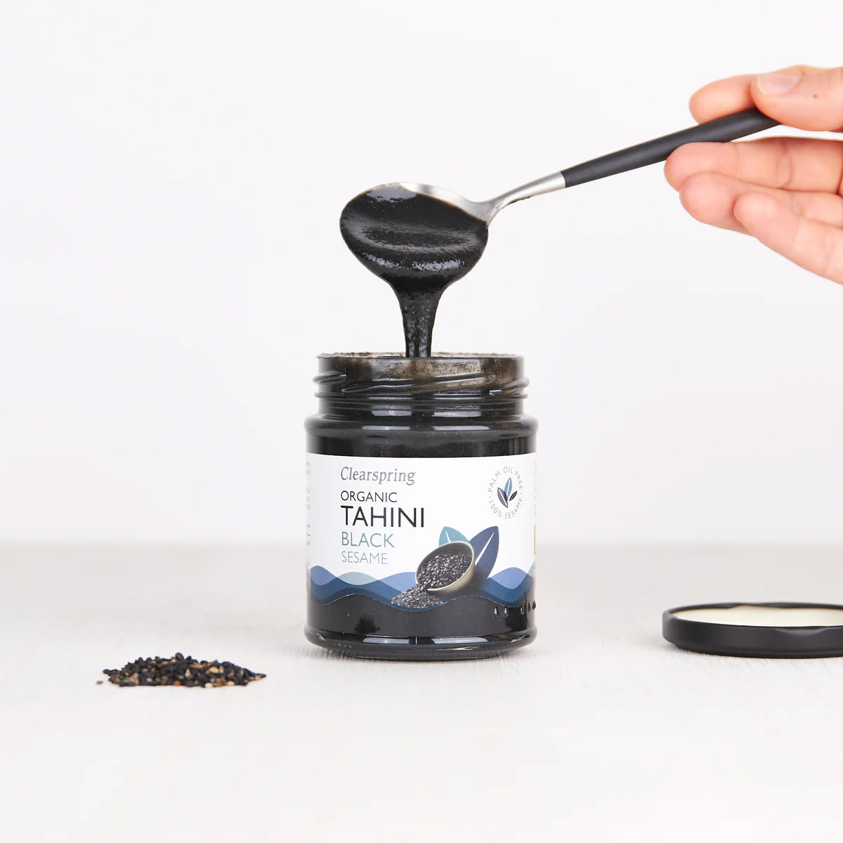 Clearspring Tahin Sort Sesam Økologisk | 170 gr fra Clearspring på Mecindo.dk