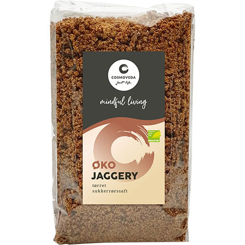 Cosmoveda Indisk Rørsukker (Sukkerrørsaft) Økologisk | 400 gr fra Cosmoveda på Mecindo.dk