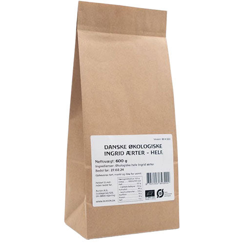 Aurion Ingrid-ærter Hele Økologisk | 600 gr fra Aurion på Mecindo.dk