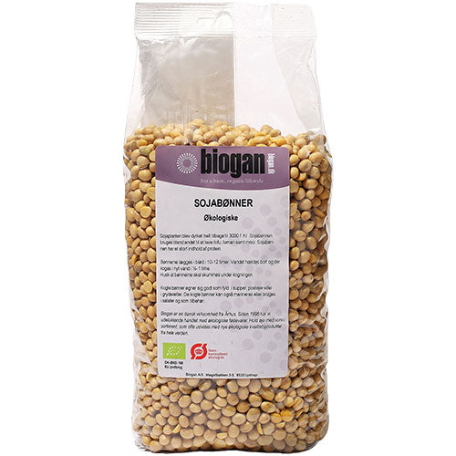Biogan Økologiske Sojabønner | 1 kg fra Biogan på Mecindo.dk