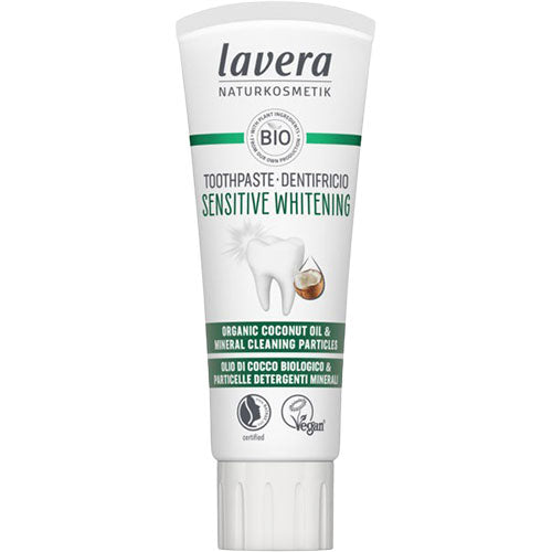 lavera Tandpasta Whitening Med Fluor | 75 ml fra lavera på Mecindo.dk