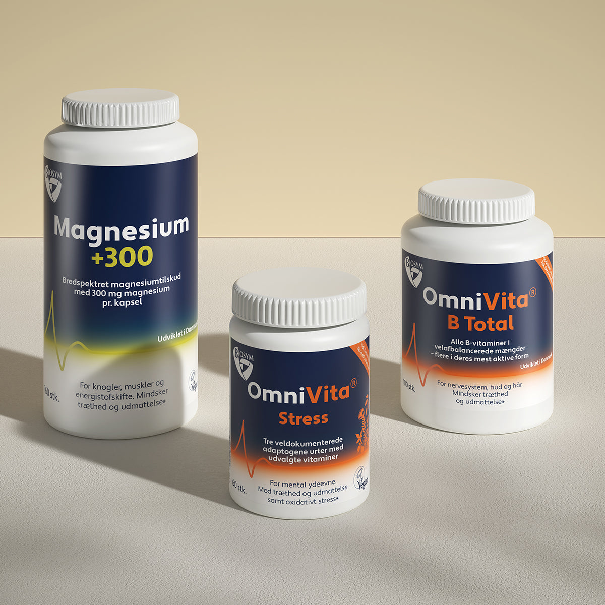 Biosym Omnivita Stress | 60 kapsler fra Biosym på Mecindo.dk