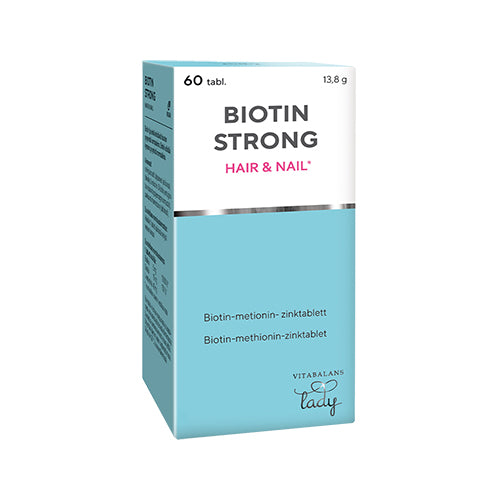 Vitabalans Lady Biotin Strong | 60 Tabl. fra Vitabalans Lady på Mecindo.dk