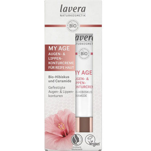 lavera My Age Eye & Lip Contour Cream | 15 ml fra lavera på Mecindo.dk