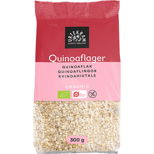 Urtekram Quinoa flager glutenfri Ø | 300 GR fra Urtekram på Mecindo.dk