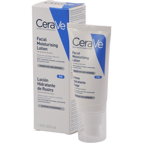 CeraVe Pm Facial Moisturising Lotion | 52 ml fra CeraVe på Mecindo.dk