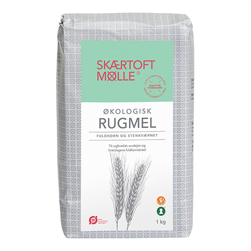 Skærtoft mølle Rugmel Fuldkorn Økologisk | 1 kg fra Skærtoft mølle på Mecindo.dk