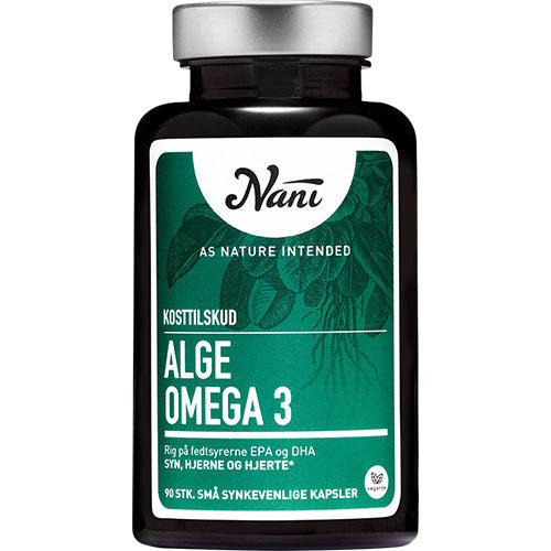 Nani Alge Omega 3 | 90 kapsler fra Nani på Mecindo.dk