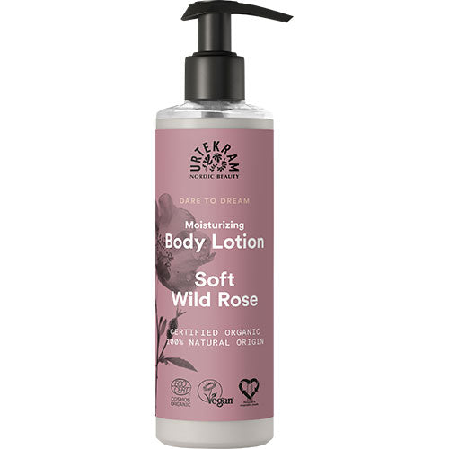 Urtekram Bodylotion Soft Wild Rose | 245 ml fra Urtekram på Mecindo.dk