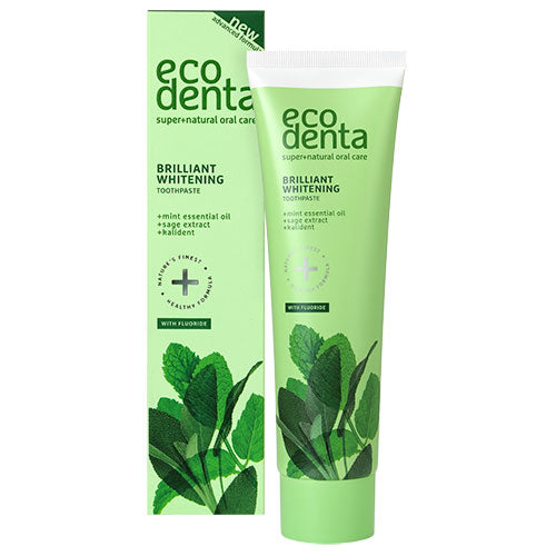 ecodenta Tandpasta Whitening Brillant | 100 ml fra ecodenta på Mecindo.dk
