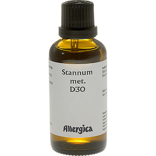 Allergica Stannum Met. D30 | 50 ml fra Allergica på Mecindo.dk