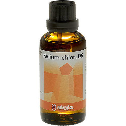 Allergica Kalium Chlor. D6 Cellesalt 4 | 50 ml fra Allergica på Mecindo.dk