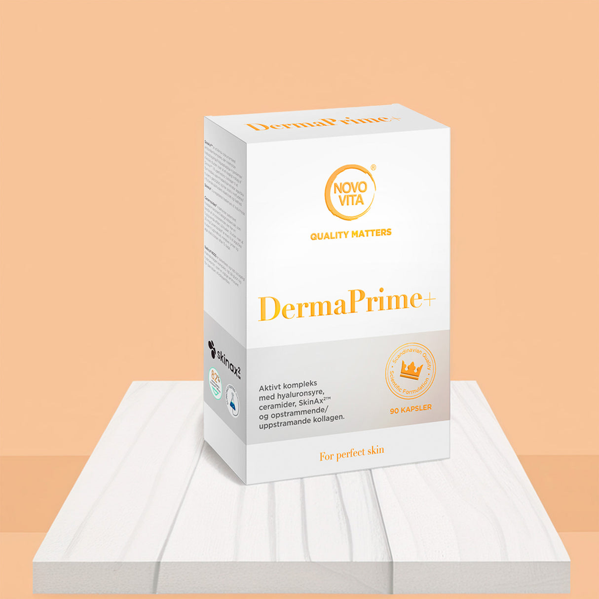 Novo Vita Dermaprime+ Collagen | 90 kapsler fra Novo Vita på Mecindo.dk