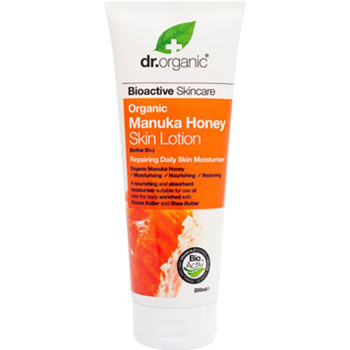 Dr. Organic Manuka Honey Skin Lotion | 200 ml fra Dr. Organic på Mecindo.dk